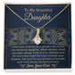 Custom To My Daughter Necklace ,Gift for Daughter From Dad, Daughter Gift