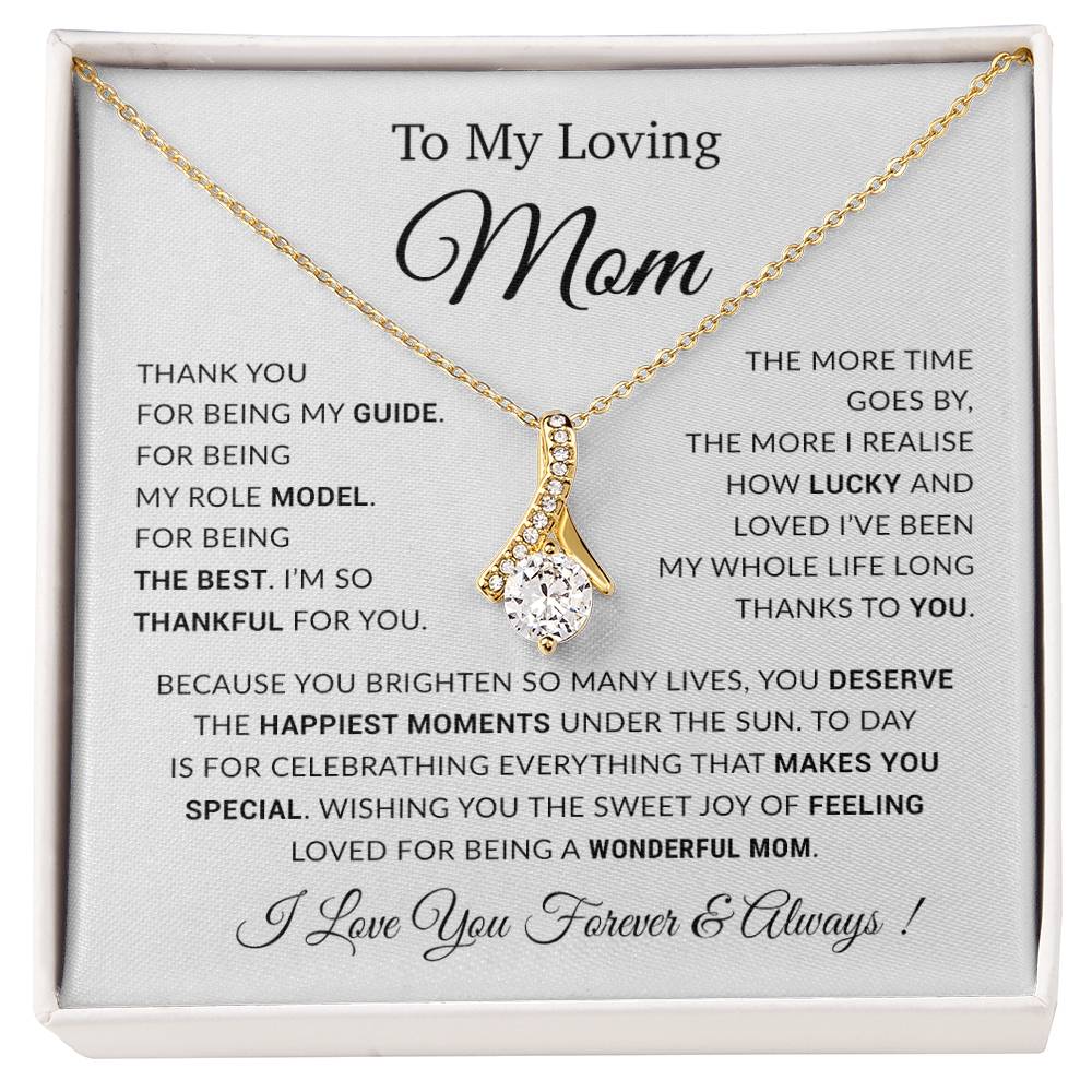 To My Mom Necklace, Gift For Mom, Mothers Day Gifts, Birthday Gift For Mom