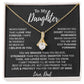 To My Daughter Necklace, Daughter Father Necklace, Daughter Gift From Dad 12_10