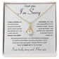Apology Gift for Her Necklace, Apology Necklace gift, Forgiveness Gift For Wife