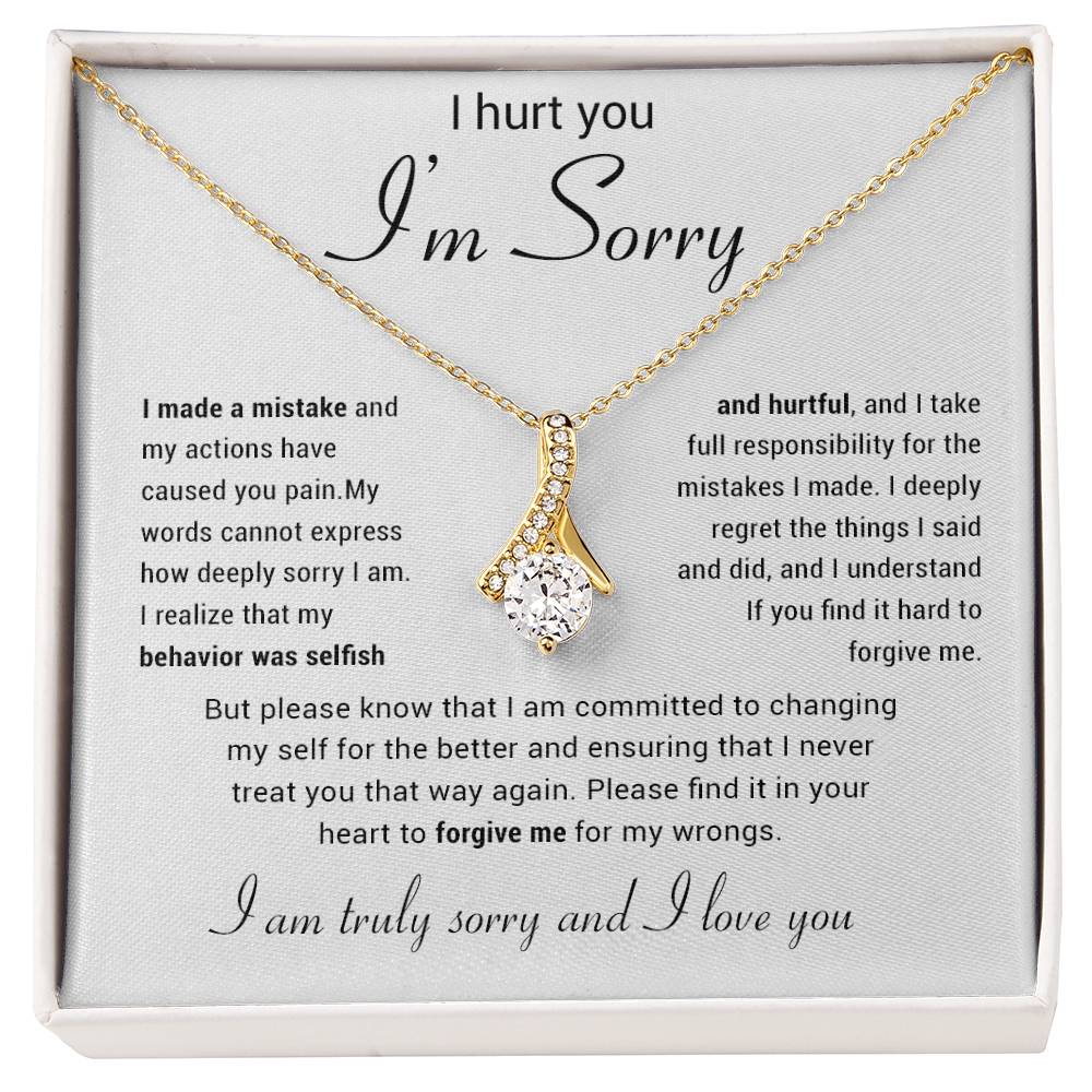 Apology Gift for Her Necklace, Apology Necklace gift, Forgiveness Gift For Wife