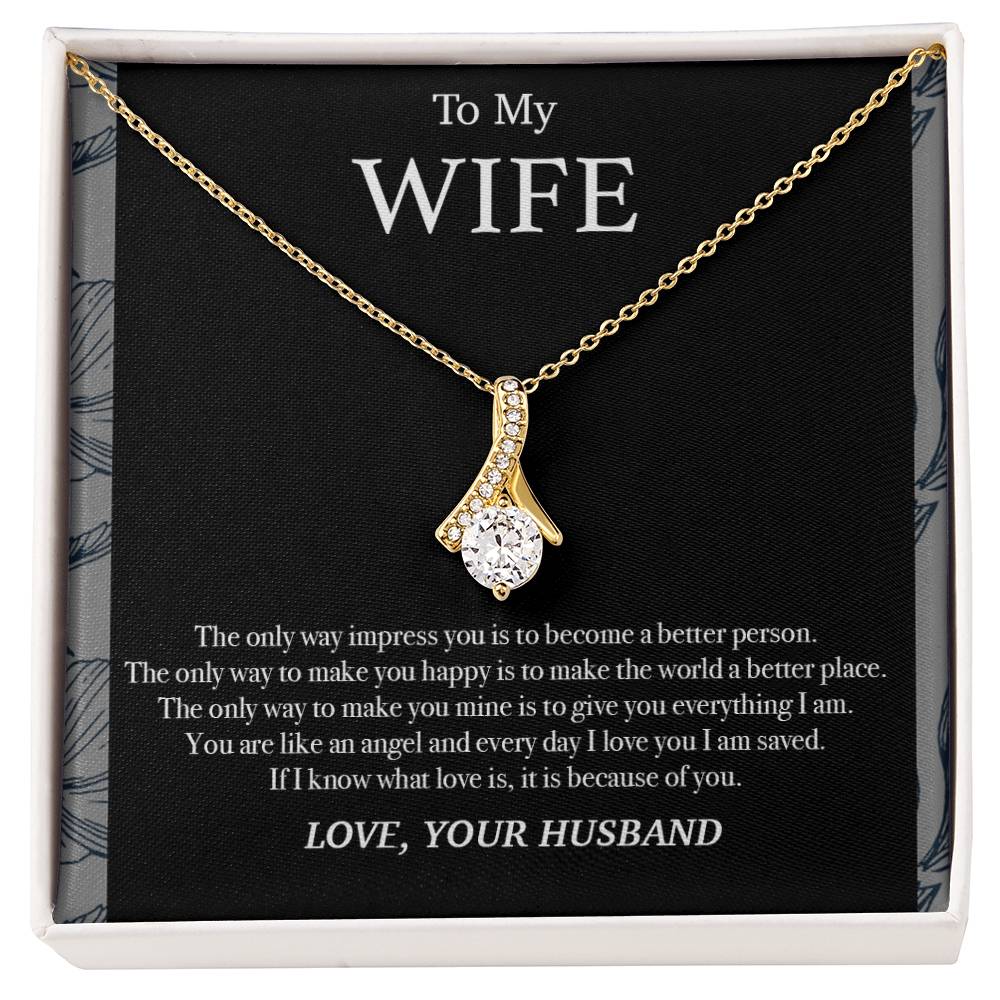 To My Wife Necklace, Gift For Wife, Wife Birthday Gift, Gifts For Her