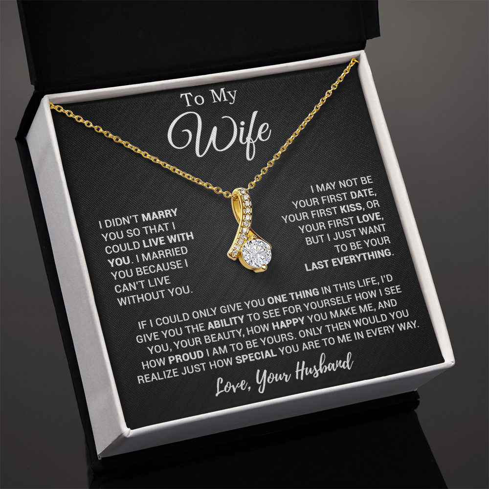 To My Wife Necklace, Gift For Wife, Anniversary Gift For Wife, Necklace For Wife 27_3