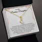 To My Badass Daughter Necklace From Mom, Badass Daughter Gift, Badass Daughter