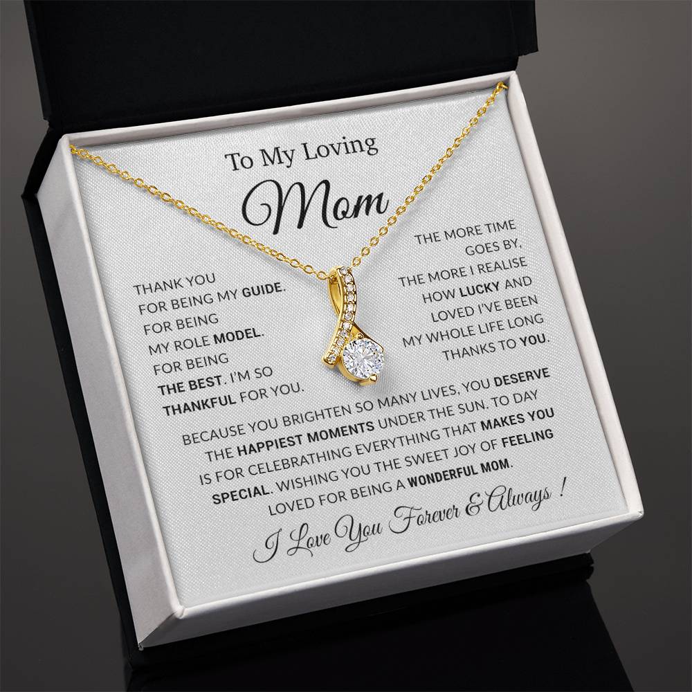 To My Mom Necklace, Gift For Mom, Mothers Day Gifts, Birthday Gift For Mom