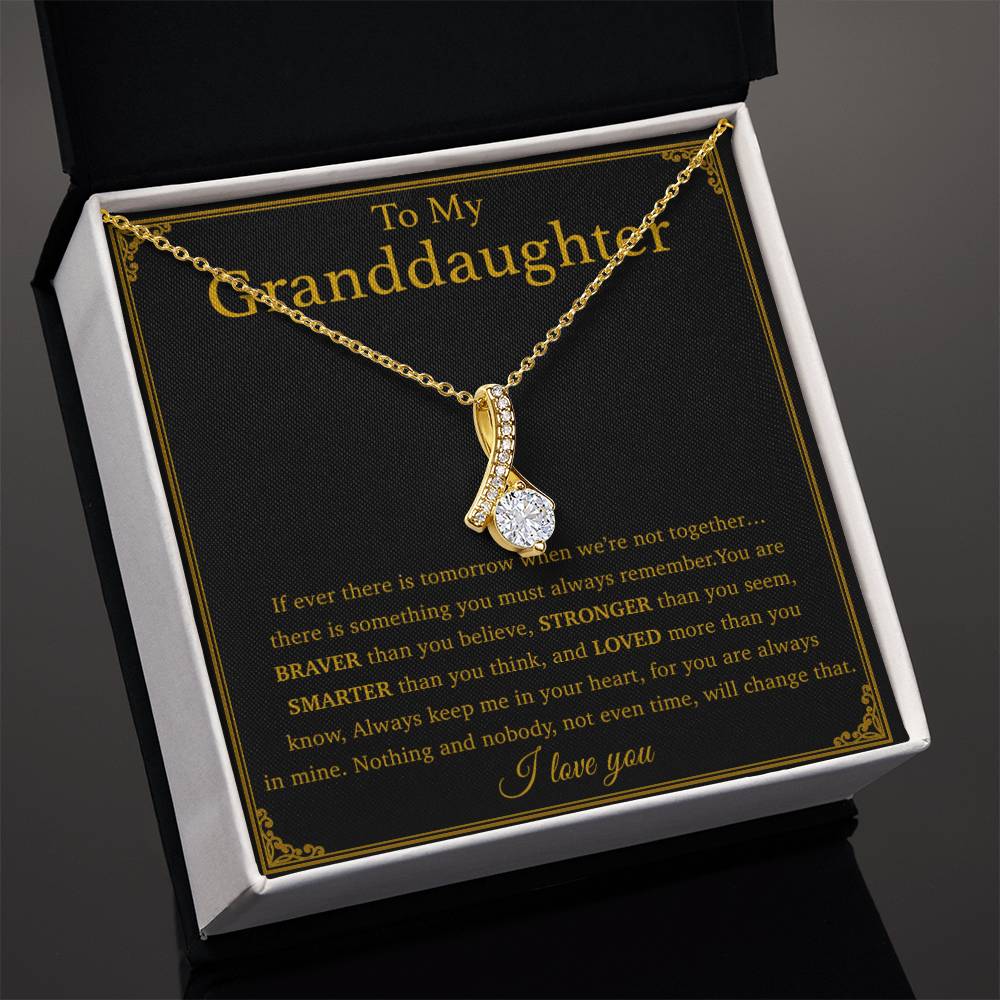 To My Granddaughter Necklace, Birthday Gift For Granddaughter, Birthday Gifts