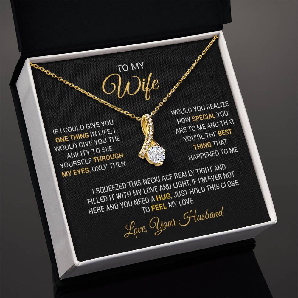 To My Wife Necklace, Gift For Wife, Anniversary Gift For Wife, Necklace For Wife 7_11