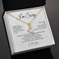I'm Sorry Necklace, Apology Gift For Her, Forgiveness Gift, I'm Sorry Gift