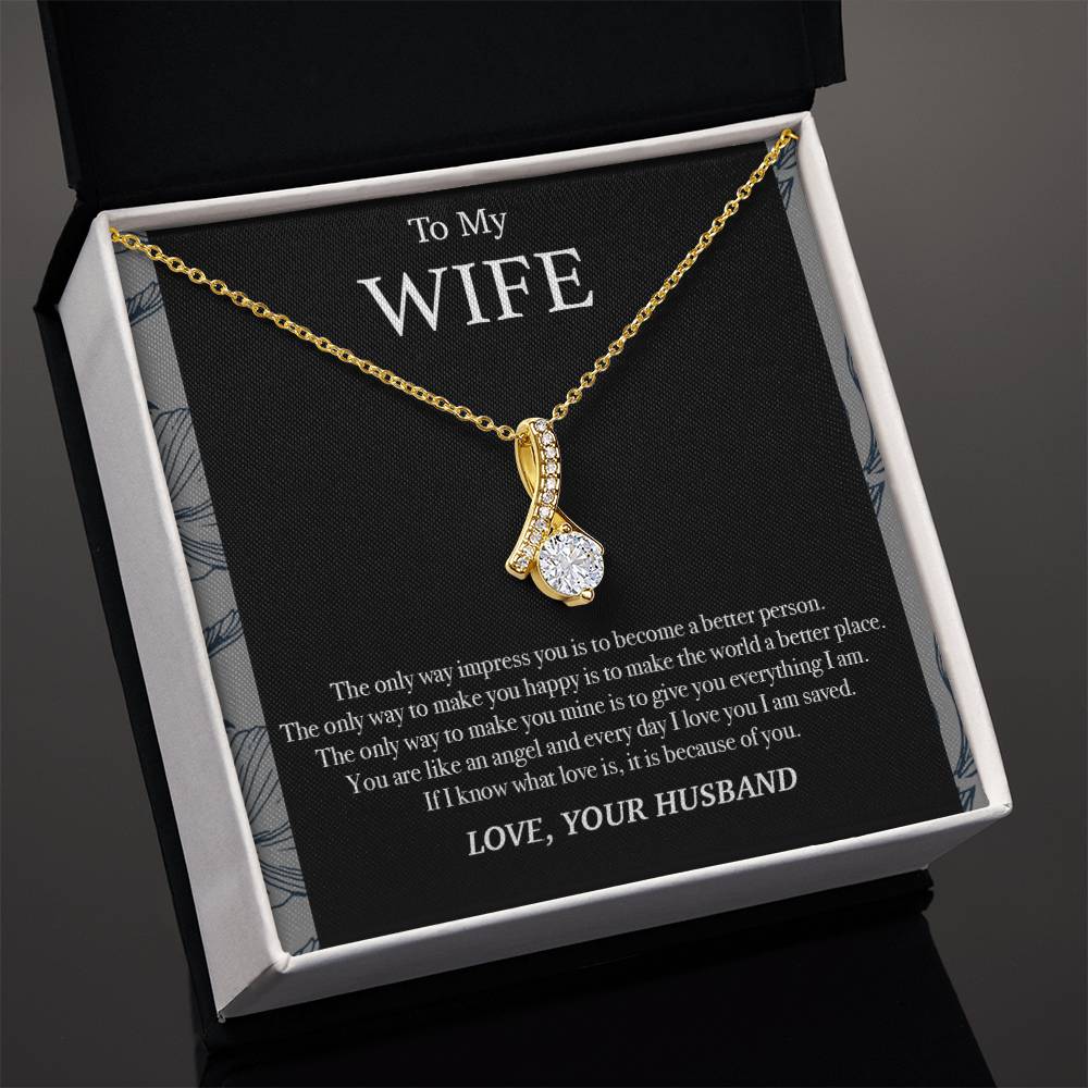 To My Wife Necklace, Gift For Wife, Wife Birthday Gift, Gifts For Her