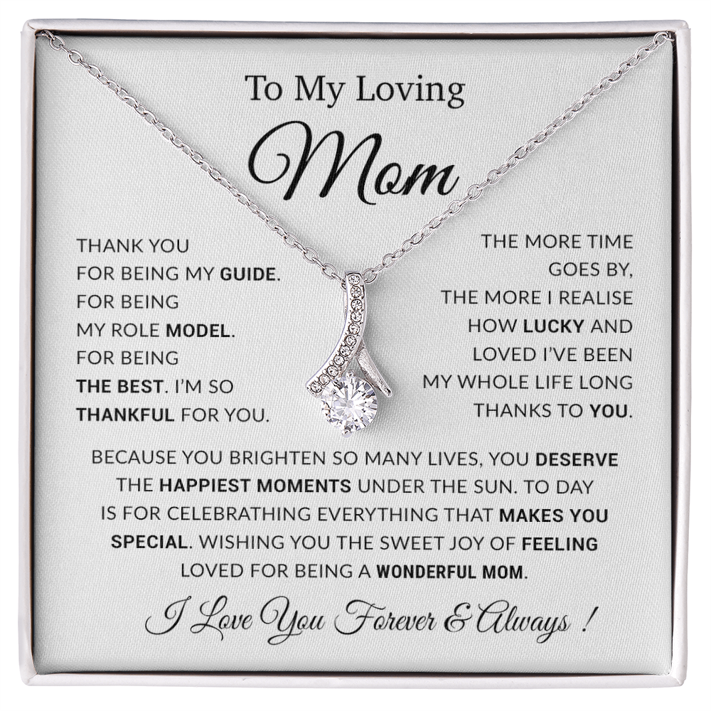To My Mom Necklace, Gift For Mom, Mothers Day Gifts, Birthday Gift For Mom