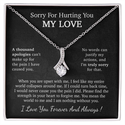 I'm Sorry Necklace Gift, Apology Gift For Her, Forgiveness Gift