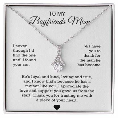 To My Boyfriends Mom Necklace, Gift for Boyfriends Mom, Boyfriends Mom Gift