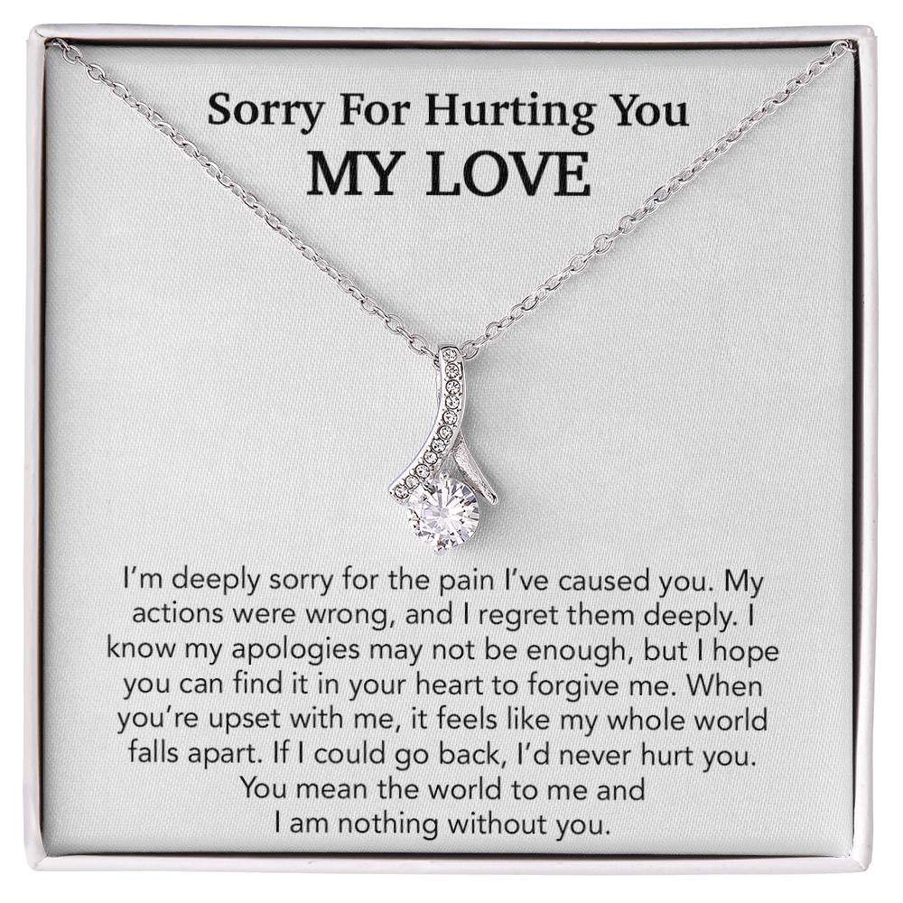 I'm Sorry Necklace Gift, Apology Gift For Her, Forgiveness Gift 29_10