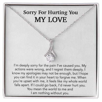 I'm Sorry Necklace Gift, Apology Gift For Her, Forgiveness Gift 29_10