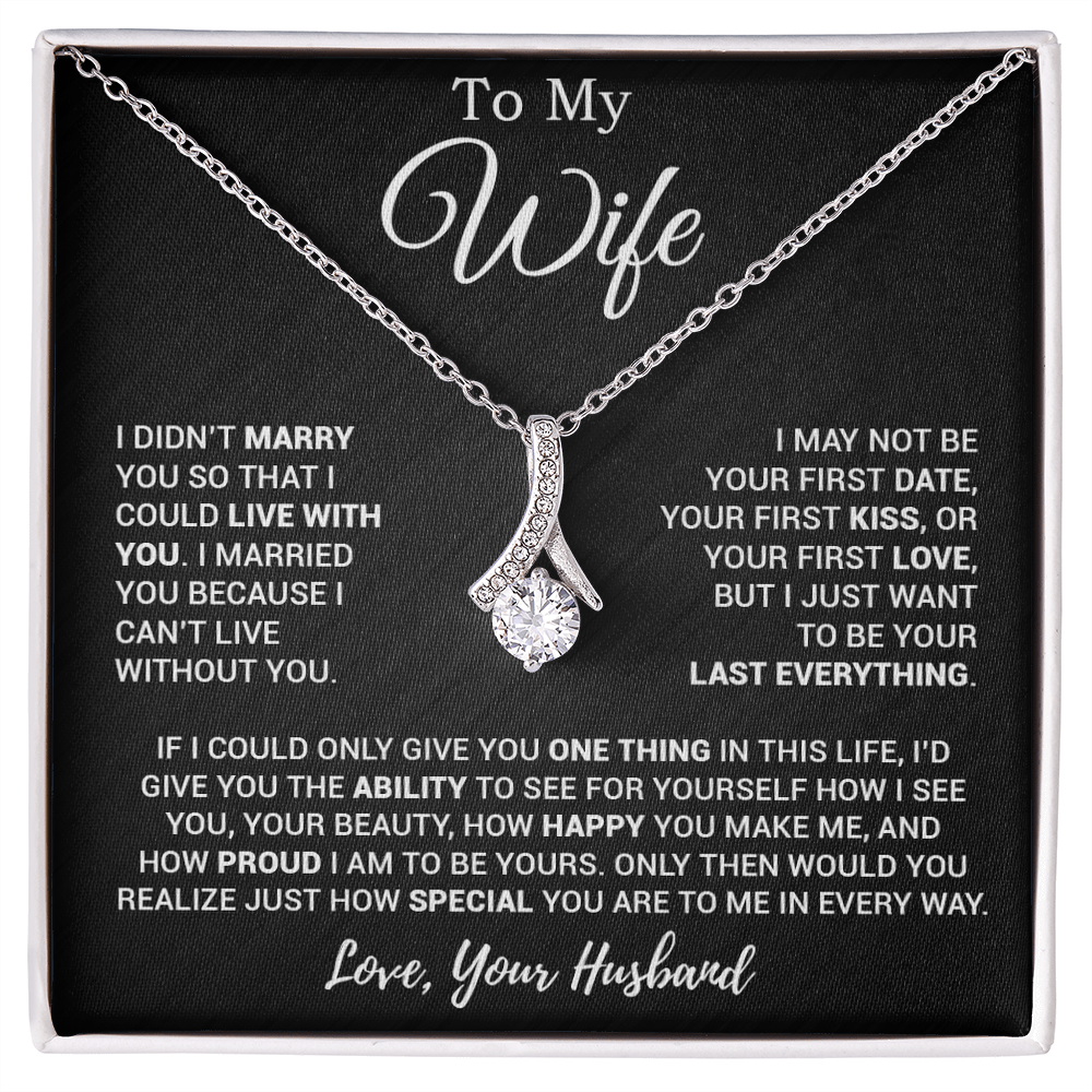 To My Wife Necklace, Gift For Wife, Anniversary Gift For Wife, Necklace For Wife 27_3