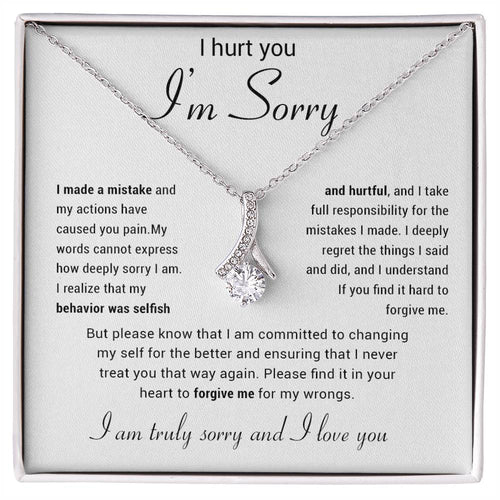 Apology Gift for Her Necklace, Apology Necklace gift, Forgiveness Gift For Wife