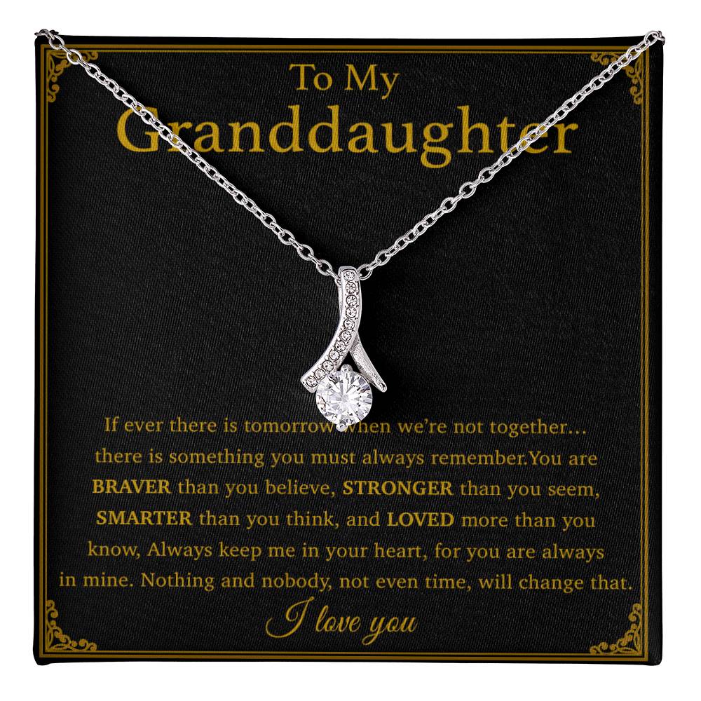 To My Granddaughter Necklace, Birthday Gift For Granddaughter, Birthday Gifts