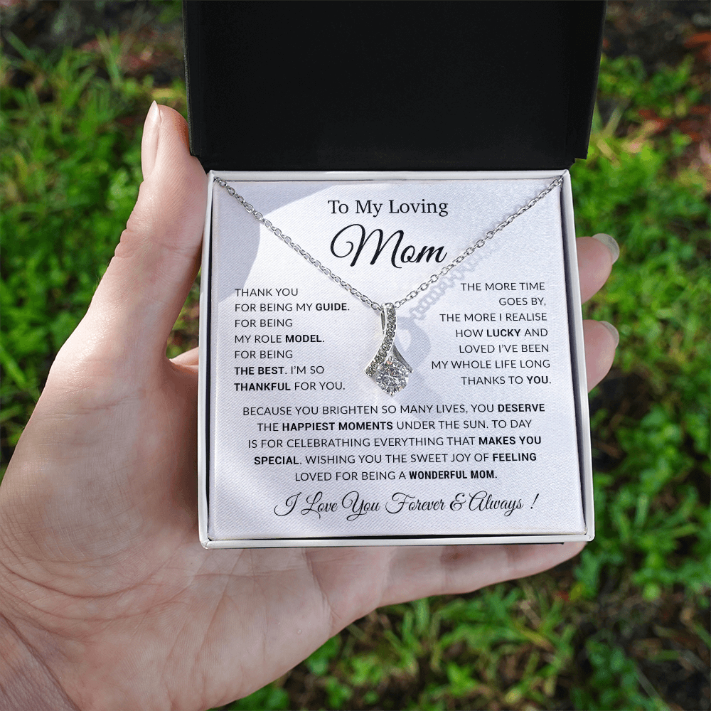 To My Mom Necklace, Gift For Mom, Mothers Day Gifts, Birthday Gift For Mom