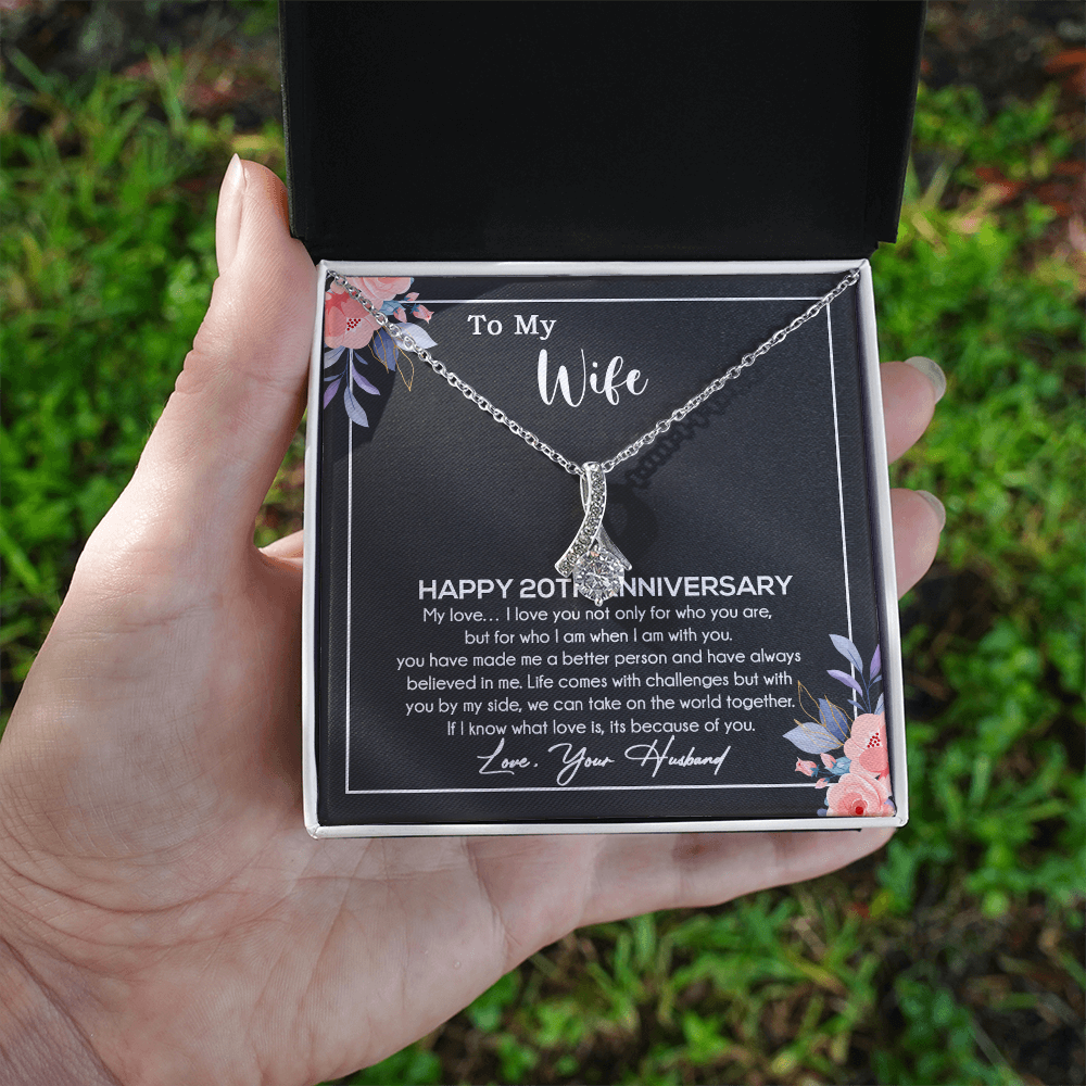 20th Anniversary Gift For Wife Necklace, 20 Year Anniversary, 20th Wedding Gift