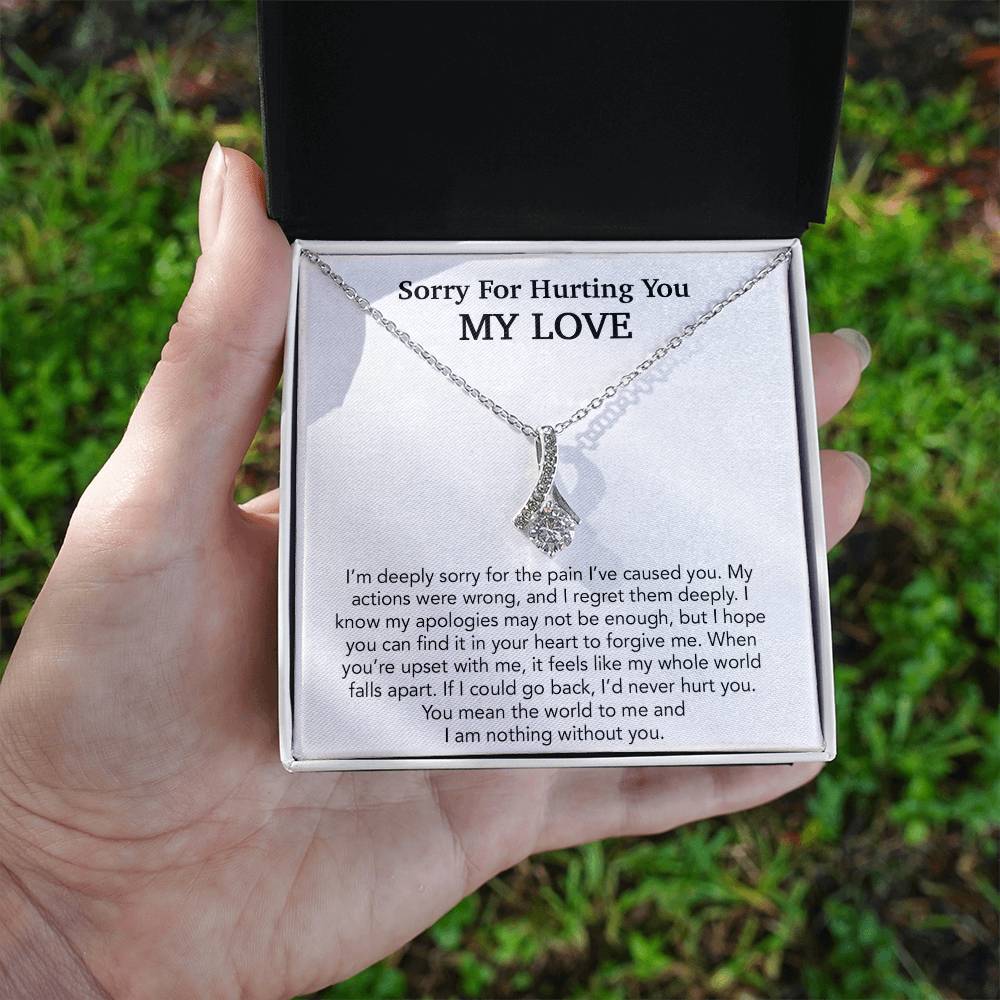 I'm Sorry Necklace Gift, Apology Gift For Her, Forgiveness Gift 29_10