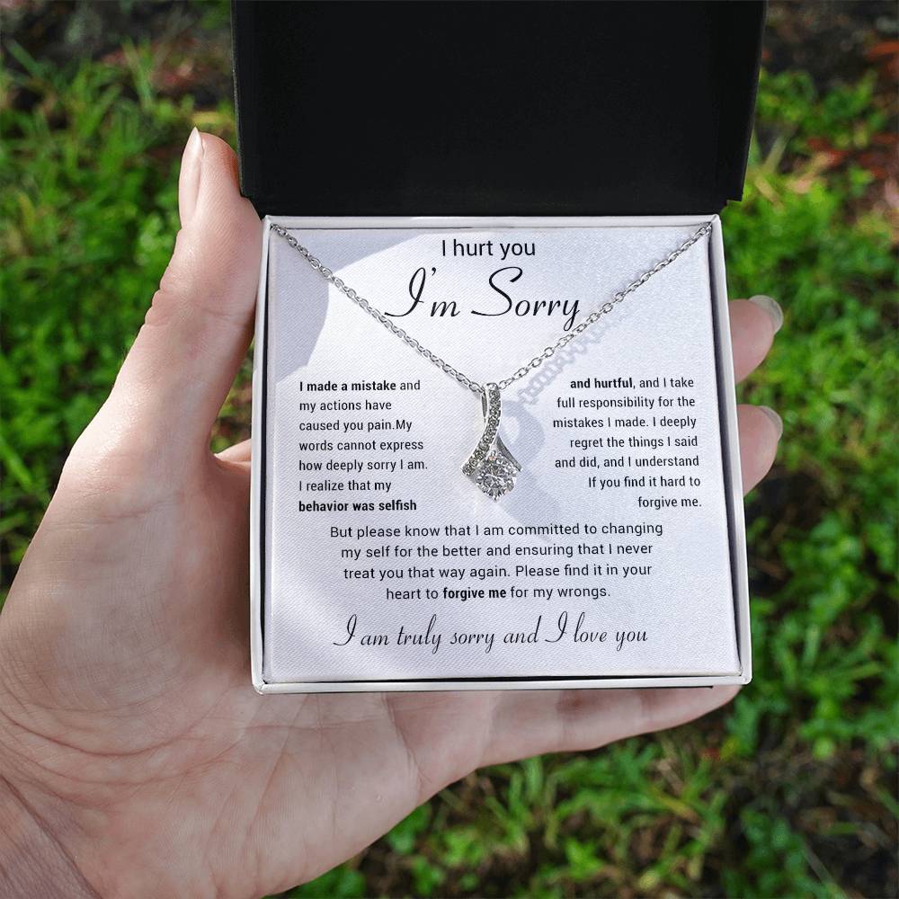 Apology Gift for Her Necklace, Apology Necklace gift, Forgiveness Gift For Wife