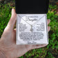 To My Beautiful Daughter Necklace, Daughter Gift from Mom, Birthday, Graduation
