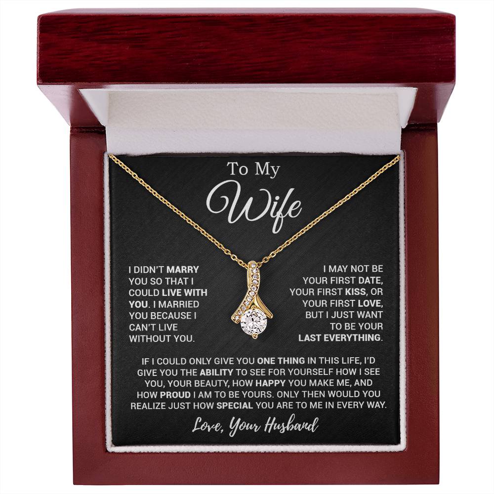 To My Wife Necklace, Gift For Wife, Anniversary Gift For Wife, Necklace For Wife 27_3
