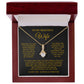 To My Beautiful Wife Necklace, Wife Gift from Husband, Wife Birthday Gift