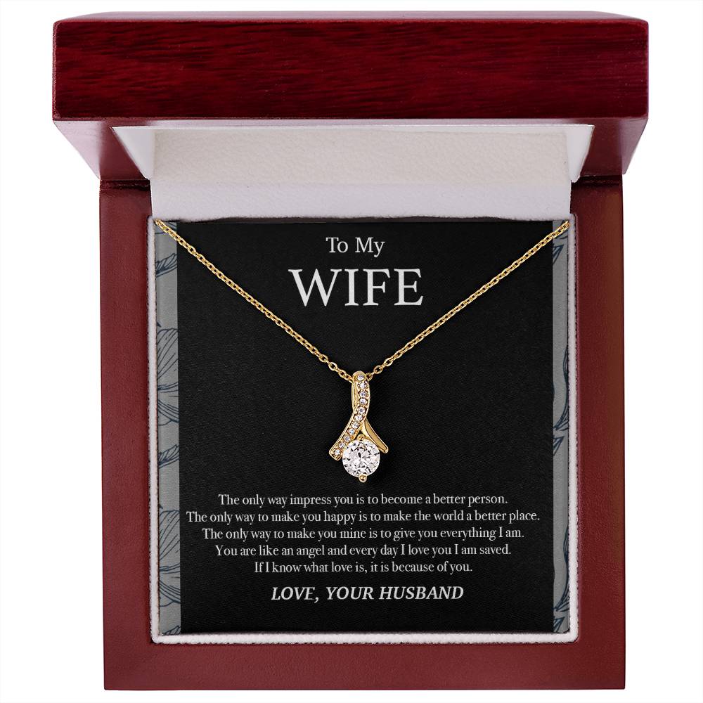 To My Wife Necklace, Gift For Wife, Wife Birthday Gift, Gifts For Her