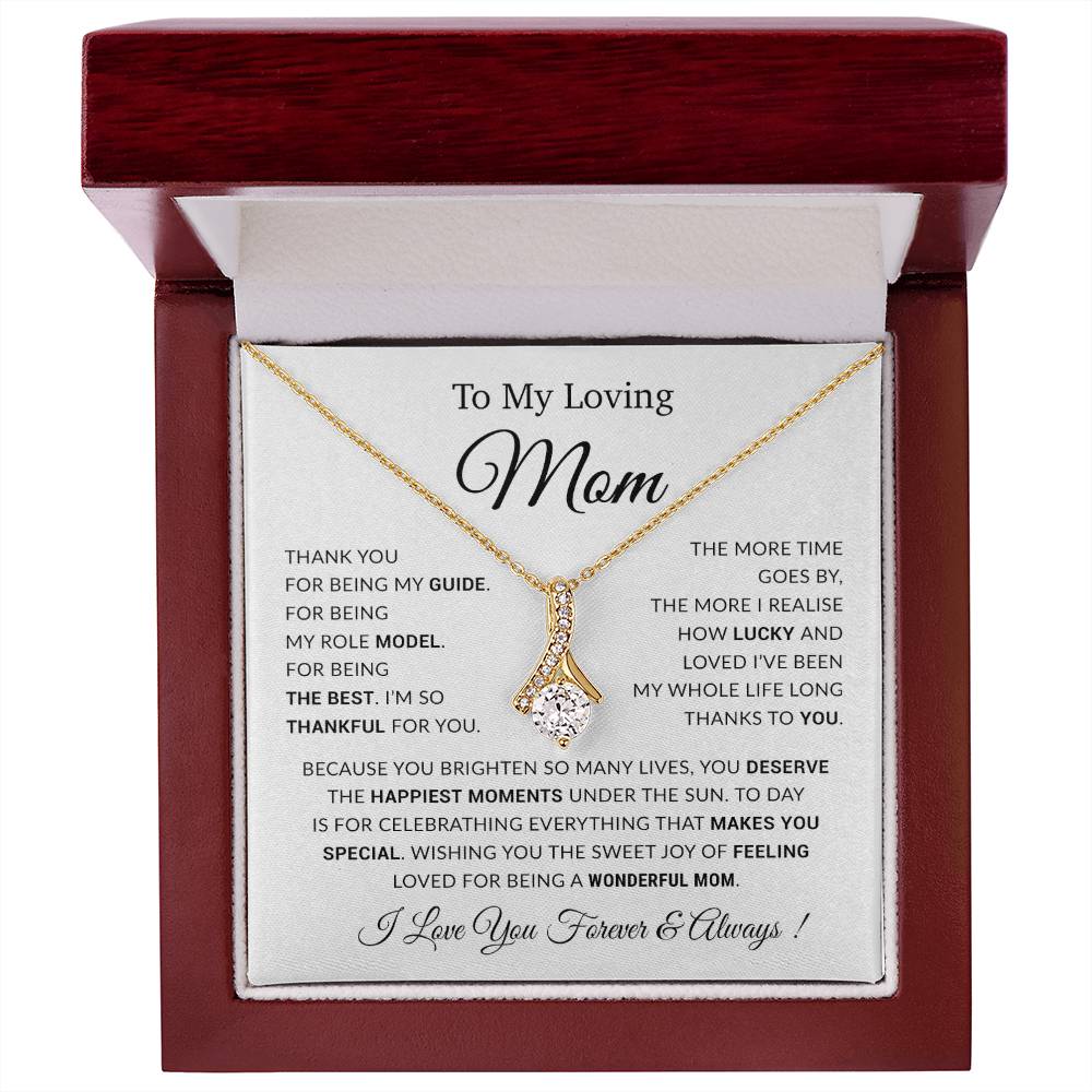 To My Mom Necklace, Gift For Mom, Mothers Day Gifts, Birthday Gift For Mom