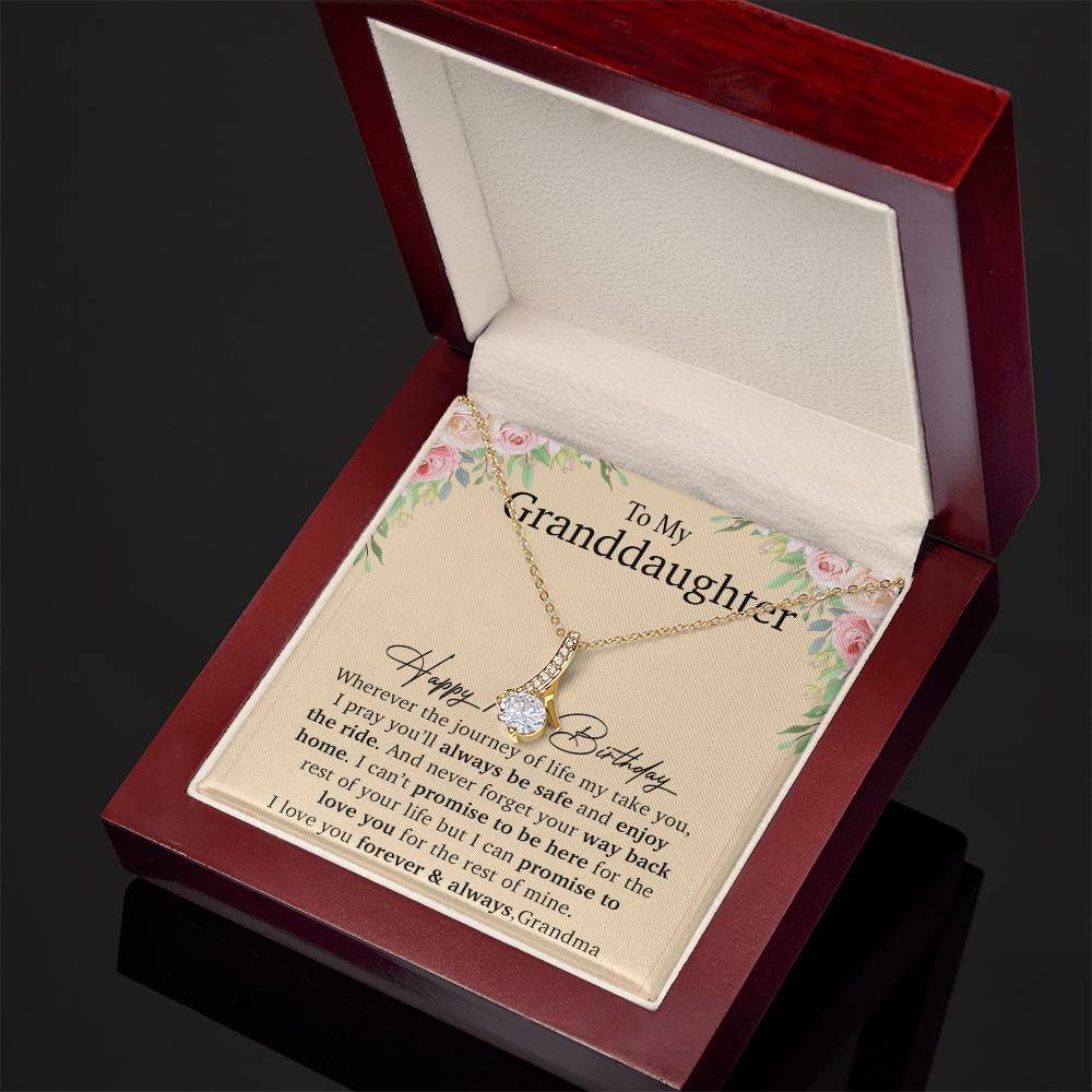 Happy 16th Birthday, To My Granddaughter Necklace, Gift For Granddaughter