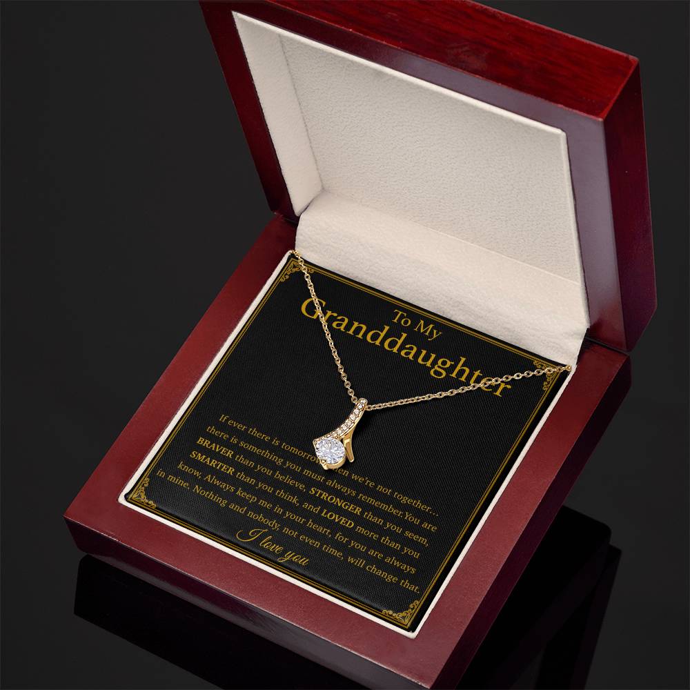 To My Granddaughter Necklace, Birthday Gift For Granddaughter, Birthday Gifts
