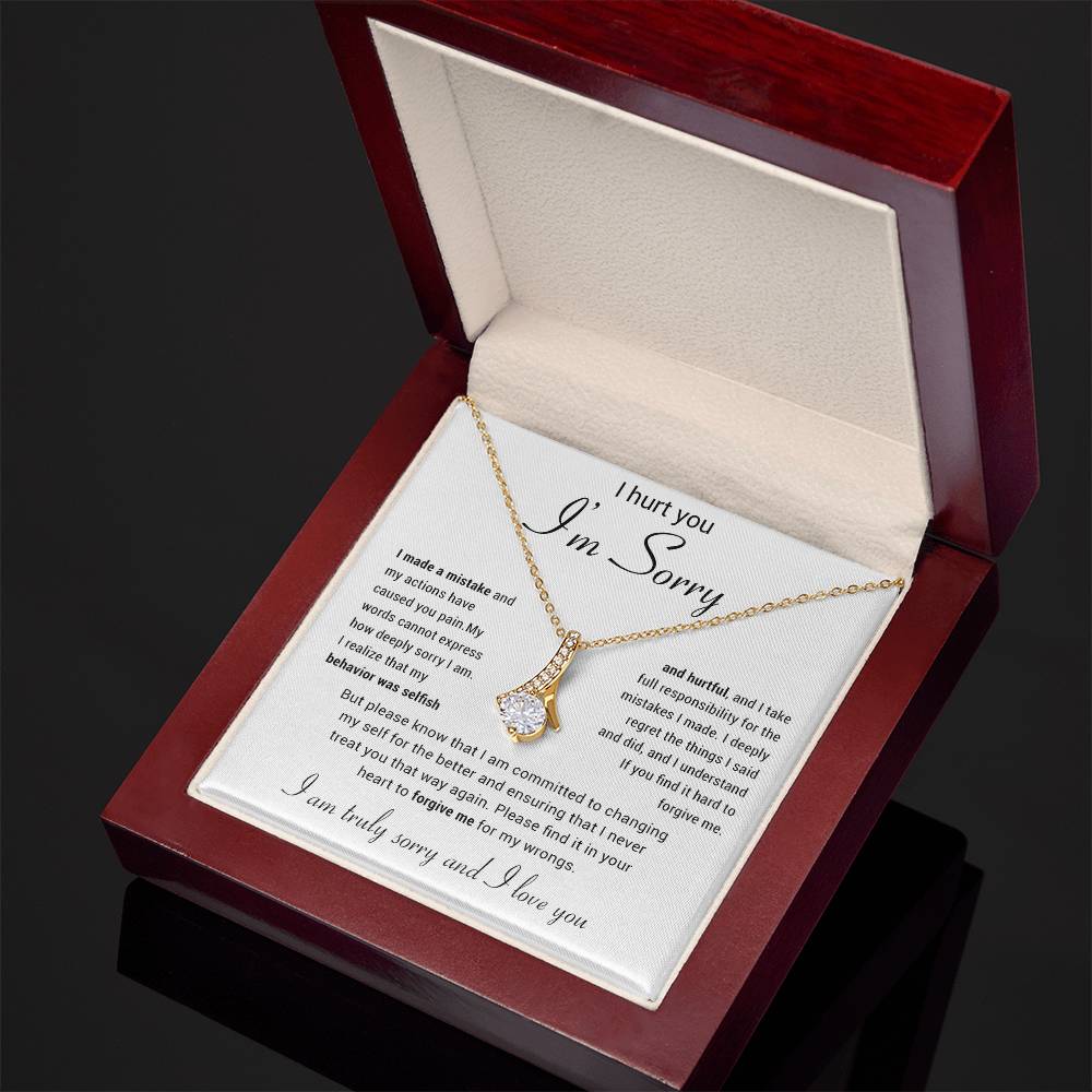 Apology Gift for Her Necklace, Apology Necklace gift, Forgiveness Gift For Wife