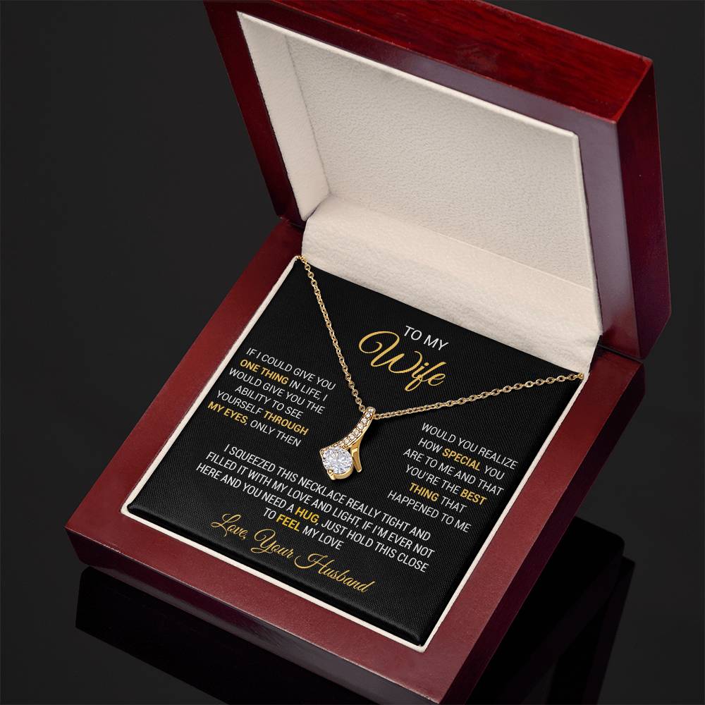 To My Wife Necklace, Gift For Wife, Anniversary Gift For Wife, Necklace For Wife 7_11