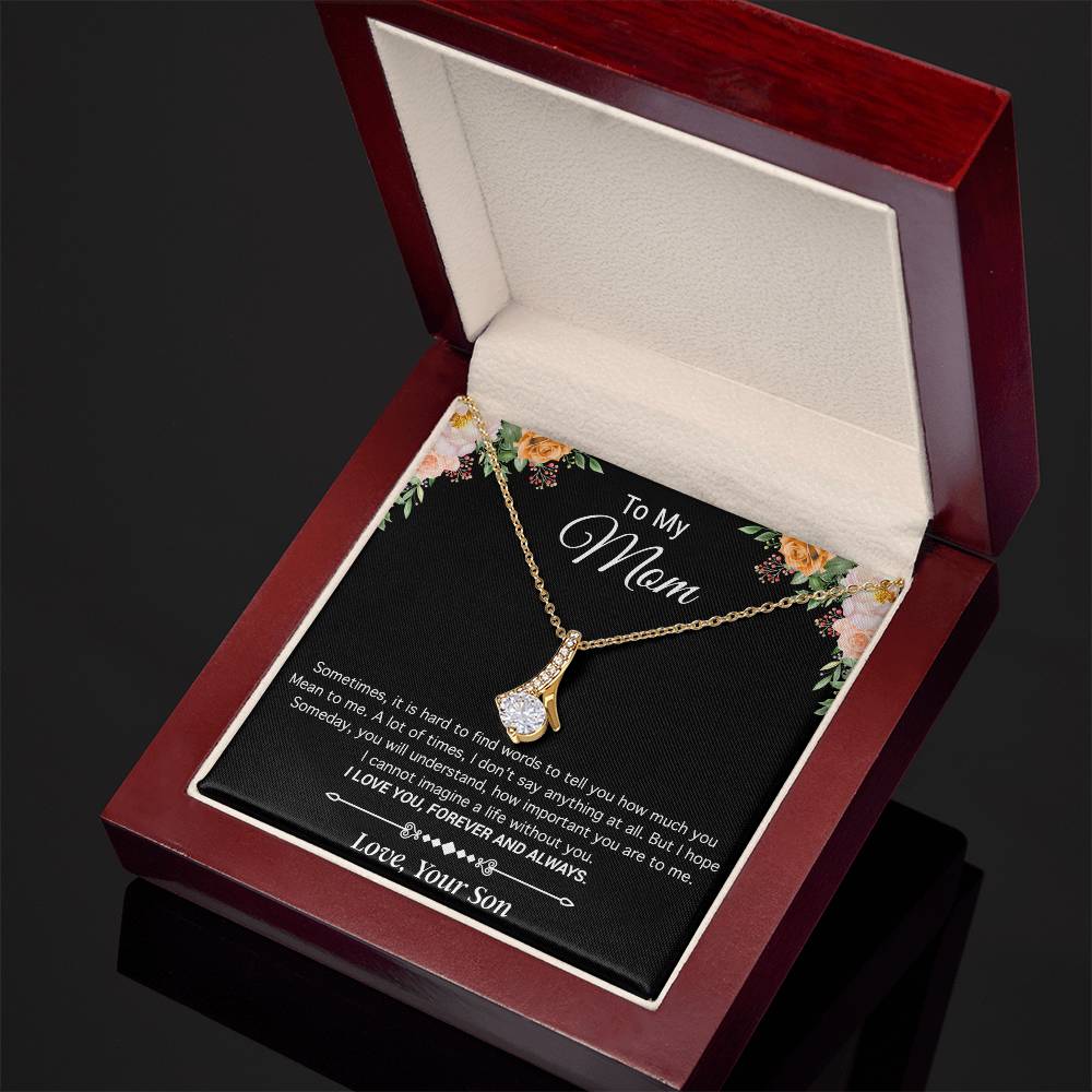 To My Mom Necklace, Mother's Day Gifts To Mom, Mom Gift From Daughter 9_5