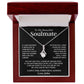 Custom To My Soulmate Necklace Gift For Girlfriend Wife Birthday Gifts Christmas Gifts