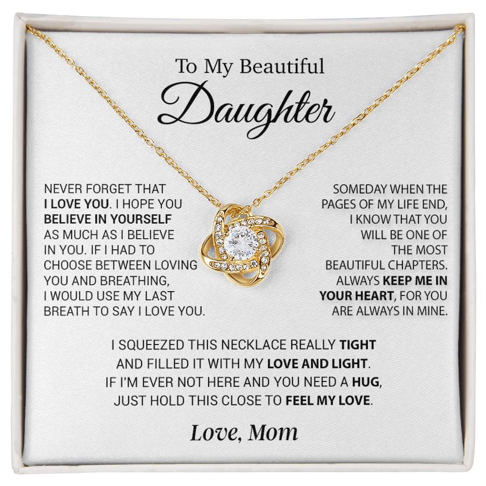To My Daughter Necklace, Daughter Mother Necklace, Daughter Gift From Mom 4_11