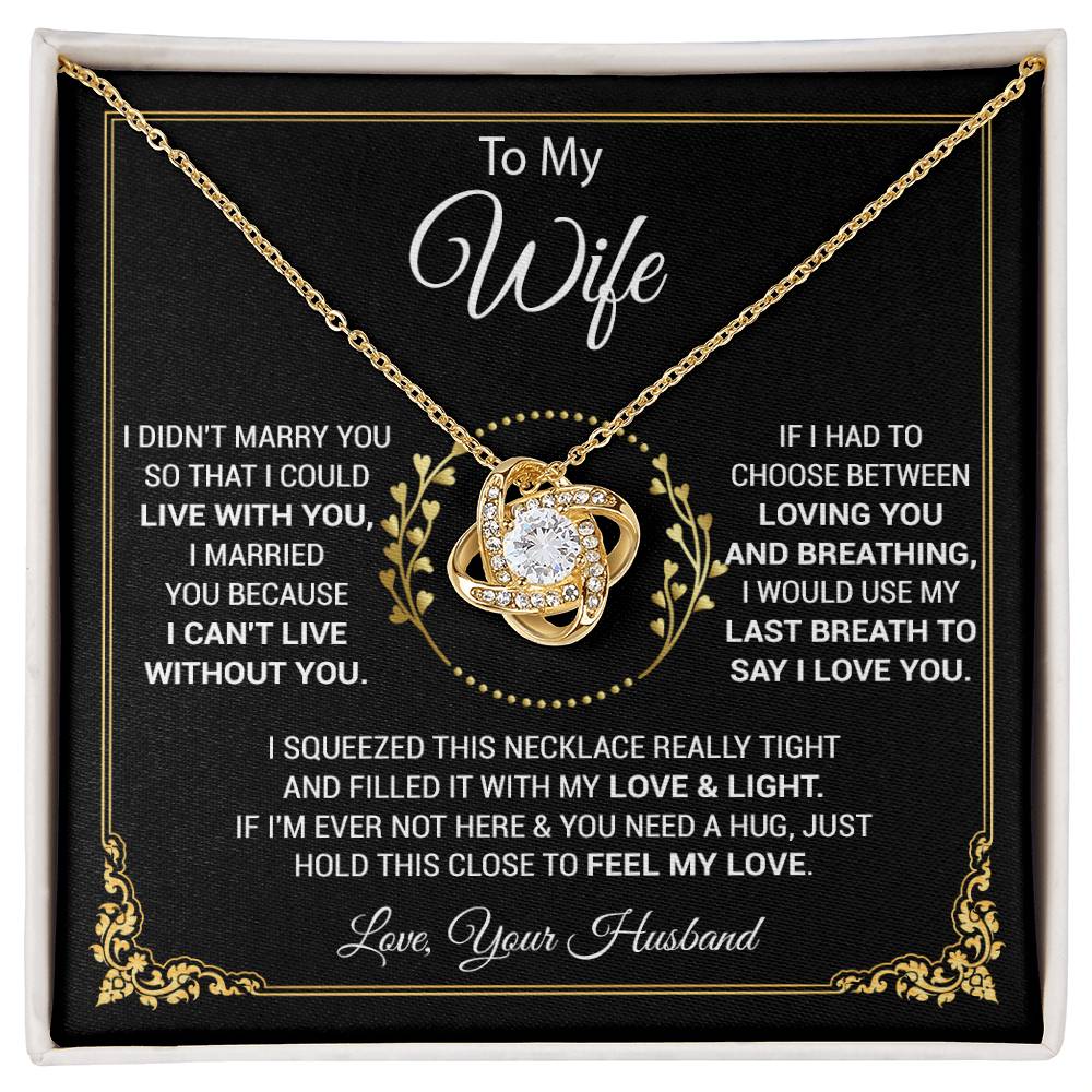 To My Wife Necklace, Wife Gift From Husband, Wife Husband, Christmas Gift