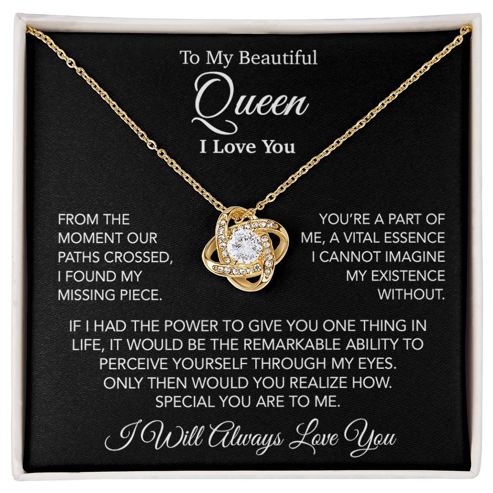 To My Queen Necklace, Anniversary Gift For Wife, Girlfriend Necklace 20_1