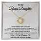To My Bonus Daughter Necklace, Step Daughter Gift From Stepdad, Stepmom