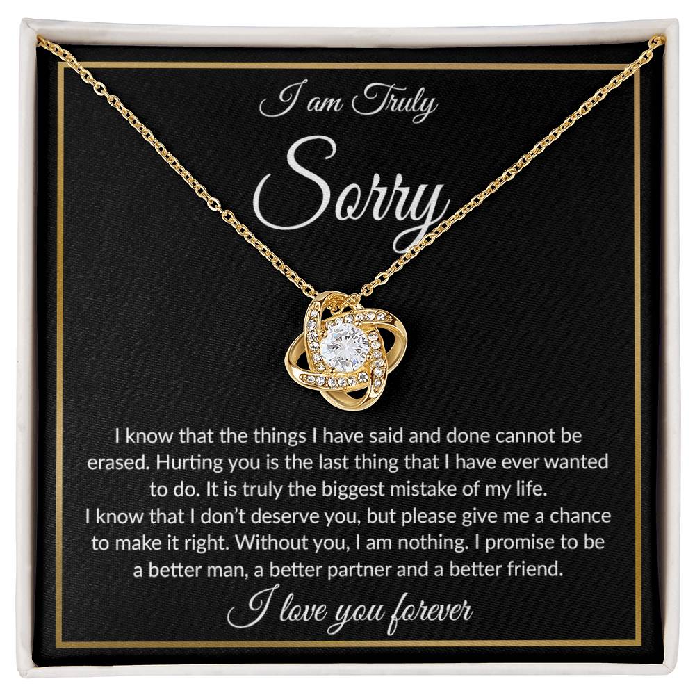 I'm Sorry Necklace Gifts, Apology Gifts For Her, Forgiveness Gift, Wife Gift