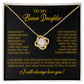 To My Bonus Daughter Necklace, Gift for Bonus Daughter, Step Daughter Birthday 7_11_Gold