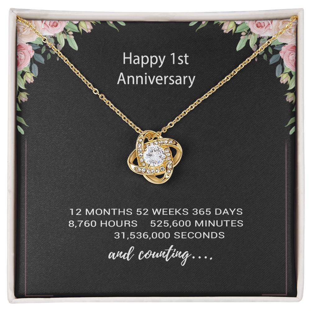 1 Year Anniversary Gift For Wife Necklace, Year Anniversary Gifts, Gift For Wife