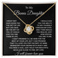 To My Bonus Daughter Necklace, Gift for Bonus Daughter, Step Daughter Birthday