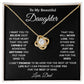 To My Daughter Necklace, Gift for Daughter from Dad, Father Daughter Necklace 26_2_Black