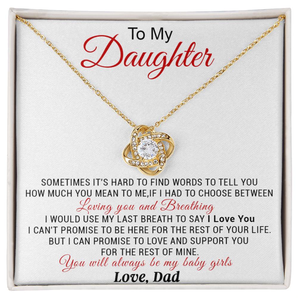 To My Daughter Necklace, Daughter Father Necklace, Daughter Gift from Dad 5_11