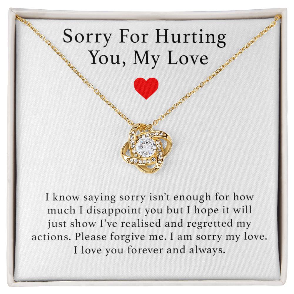Sorry For Hurting You Necklace, Forgiveness Gift, Apology Gift for Her
