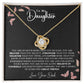 To My Daughter Love Knot Your Dad