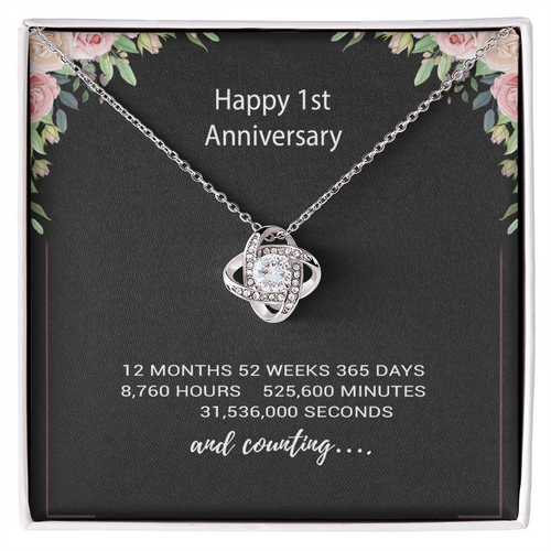 1 Year Anniversary Gift For Wife Necklace, Year Anniversary Gifts, Gift For Wife