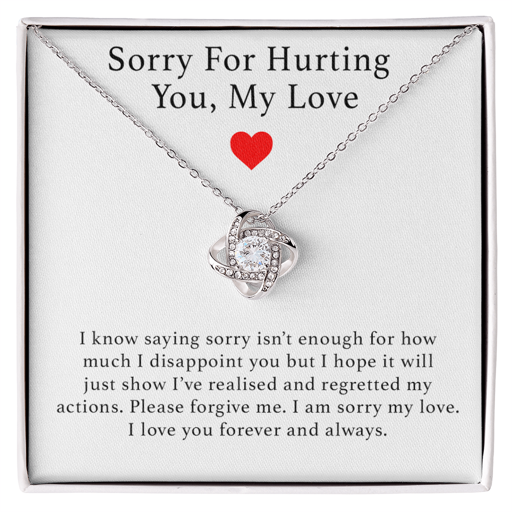 Sorry For Hurting You Necklace, Forgiveness Gift, Apology Gift for Her